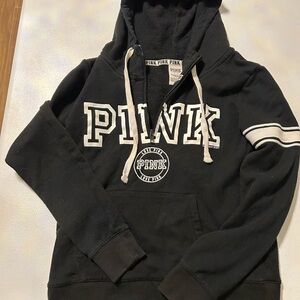 Black PINK Hoodie Half zip
